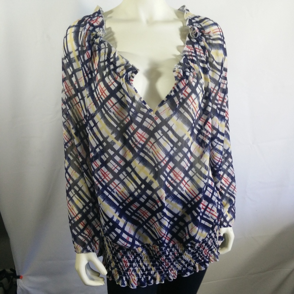 Lane Bryant Sheer Blouse Size 18/20W